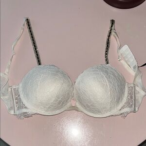 Victorias Secret bra with embellished straps. Size 36C